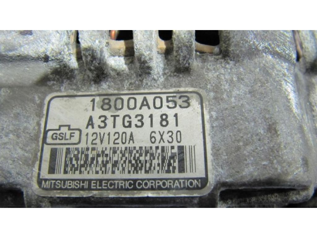 1800A053 | Генератор MITSUBISHI OUTLANDER XL 05-13 - Фото 3