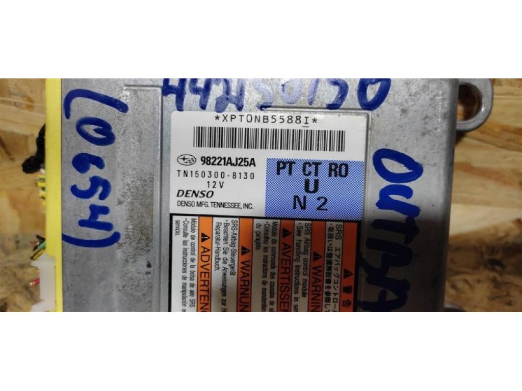 98221AJ25A | Блок керування AIRBAG SUBARU OUTBACK 09-14 BR - Фото 2