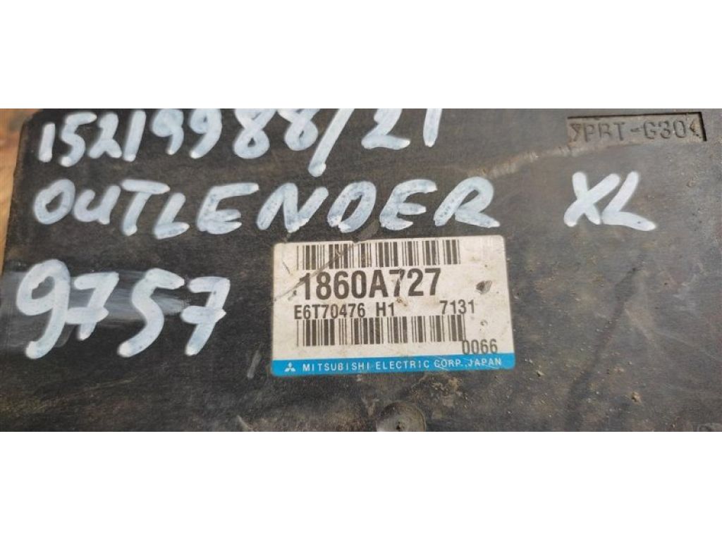 1860A727 | Блок керування двигуном MITSUBISHI OUTLANDER XL 05-13 - Фото 2