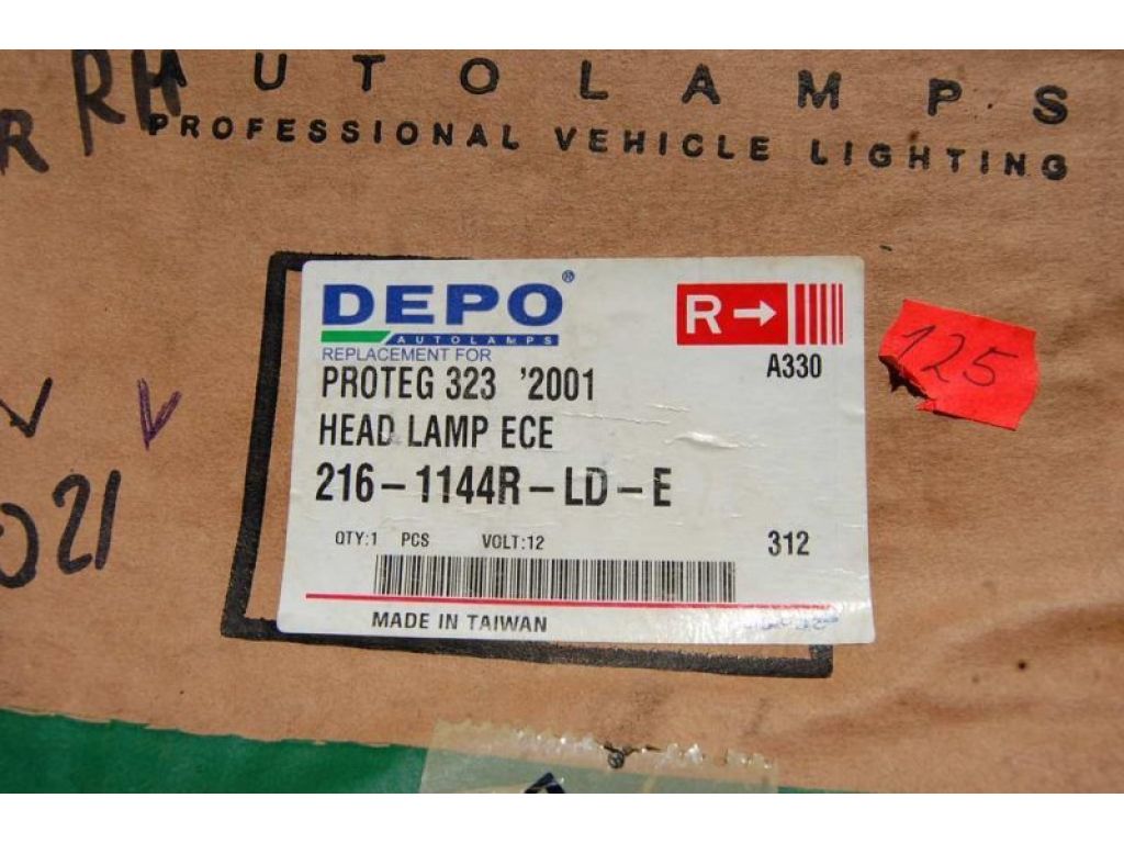 216-1144R-LD-EM | Фара передн. лев. MAZDA 323 BJ 98-2003 - Фото 5