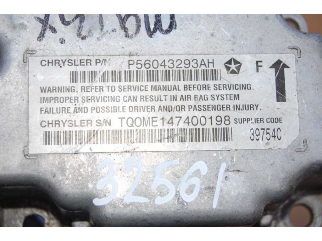 56043293AH | Блок керування AIRBAG DODGE DURANGO 03-08 - Фото 2