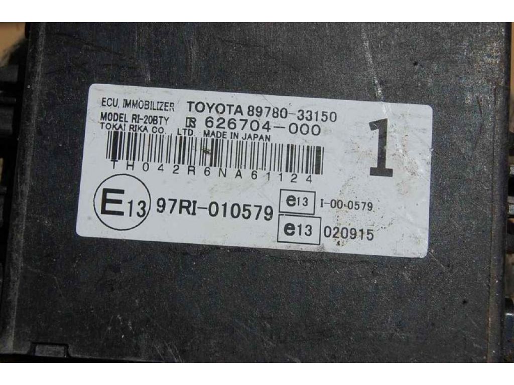 89780-33150 | Блок іммобілайзера TOYOTA CAMRY 40 06-11 - Фото 2