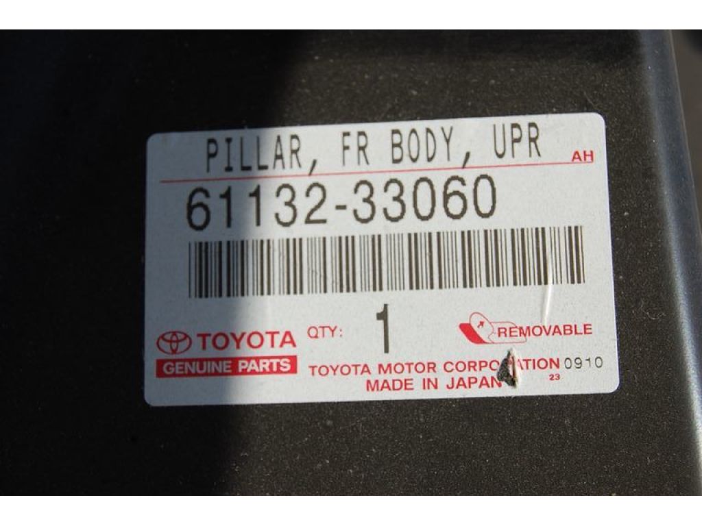 Чверть кузова передня лів. TOYOTA CAMRY 40 06-11