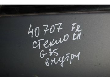Скло дверей передн. лів. INFINITI G35 03-07