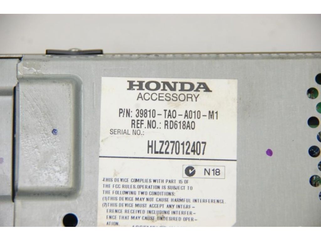 39810-TA0-305 | монітор HONDA ACCORD USA 07-12 - Фото 3