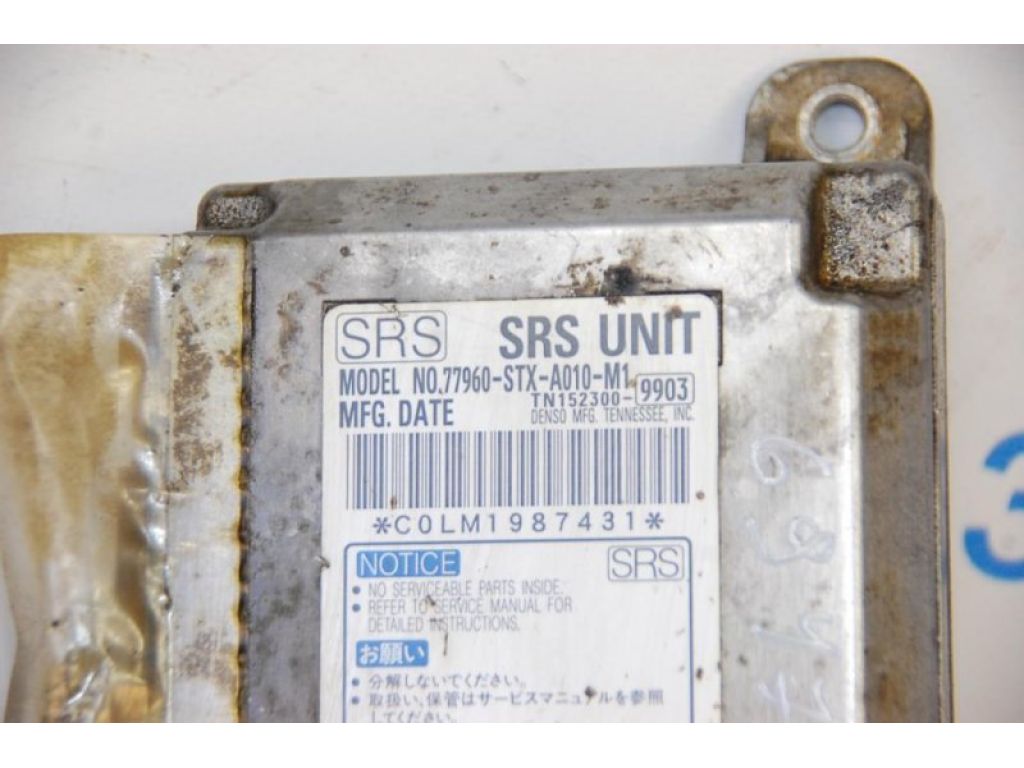 77960-STX-A01 | Блок керування AIRBAG ACURA MDX (YD2) 06-13 - Фото 3