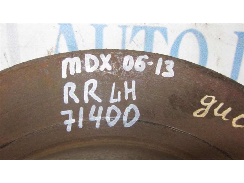 42510-STX-A00 | Тормозной диск задний ACURA MDX (YD2) 06-13 - Фото 2