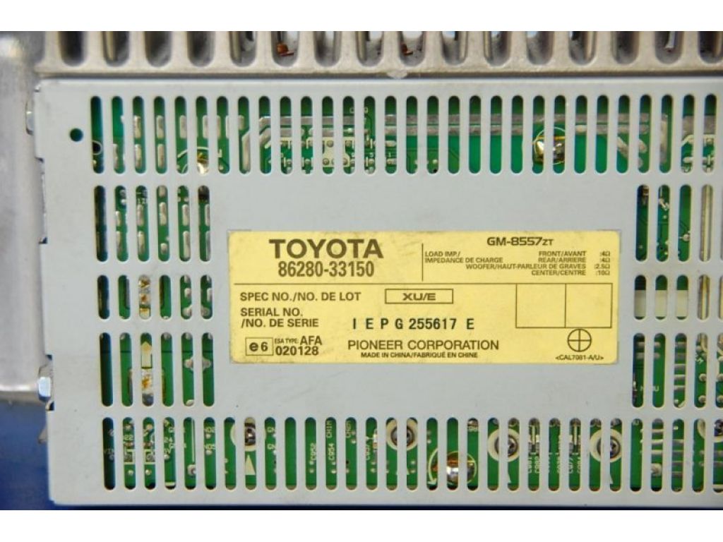 86280-33150 | Підсилювач звуку LEXUS ES350 06-12 - Фото 4
