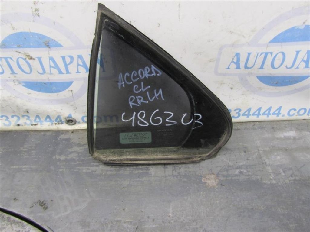 73455-SEA-000 | Стекло двери глухое задн. лев. HONDA ACCORD CL7 / TSX 03-08