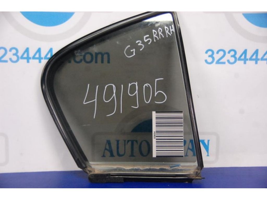 82262-JK000 | Стекло двери глухое задн. прав. INFINITI G25/G35/G37/Q40 06-14