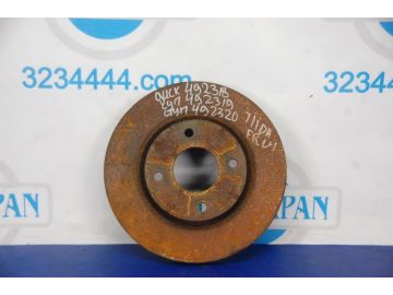 Гальмівний диск передній NISSAN TIIDA/VERSA C11 04-11