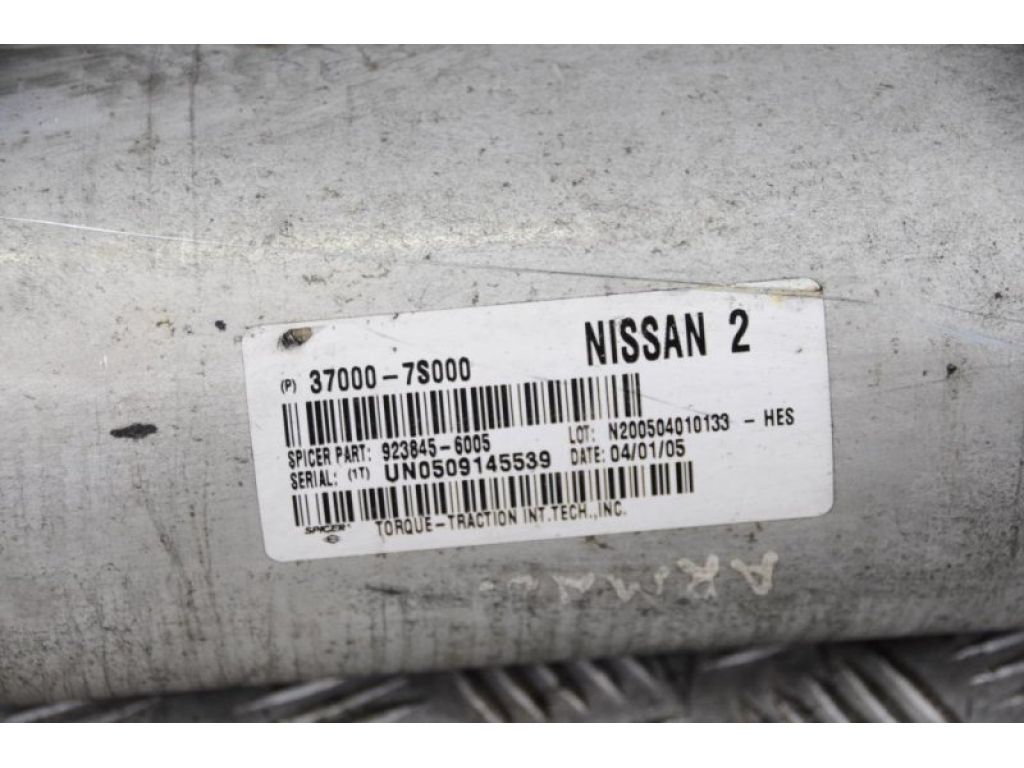 37000-7S000 | Карданний вал задній NISSAN QX56 / TITAN / ARMADA 04-16 - Фото 3