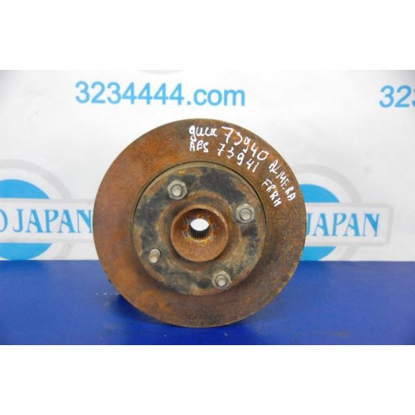 Гальмівний диск передній правий NISSAN ALMERA 03-09 40206-95F0B