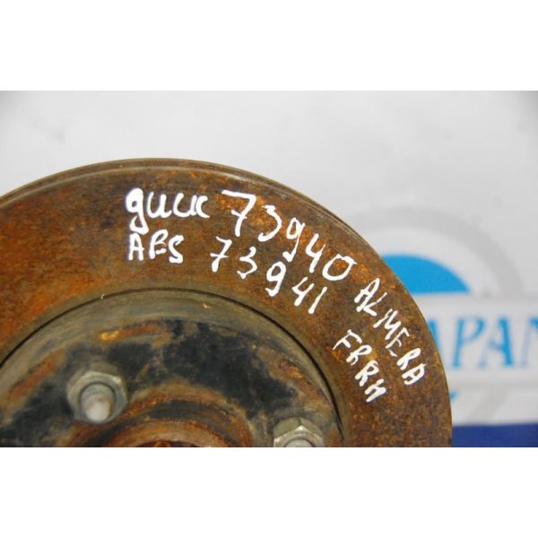 Гальмівний диск передній правий NISSAN ALMERA 03-09 40206-95F0B — 2