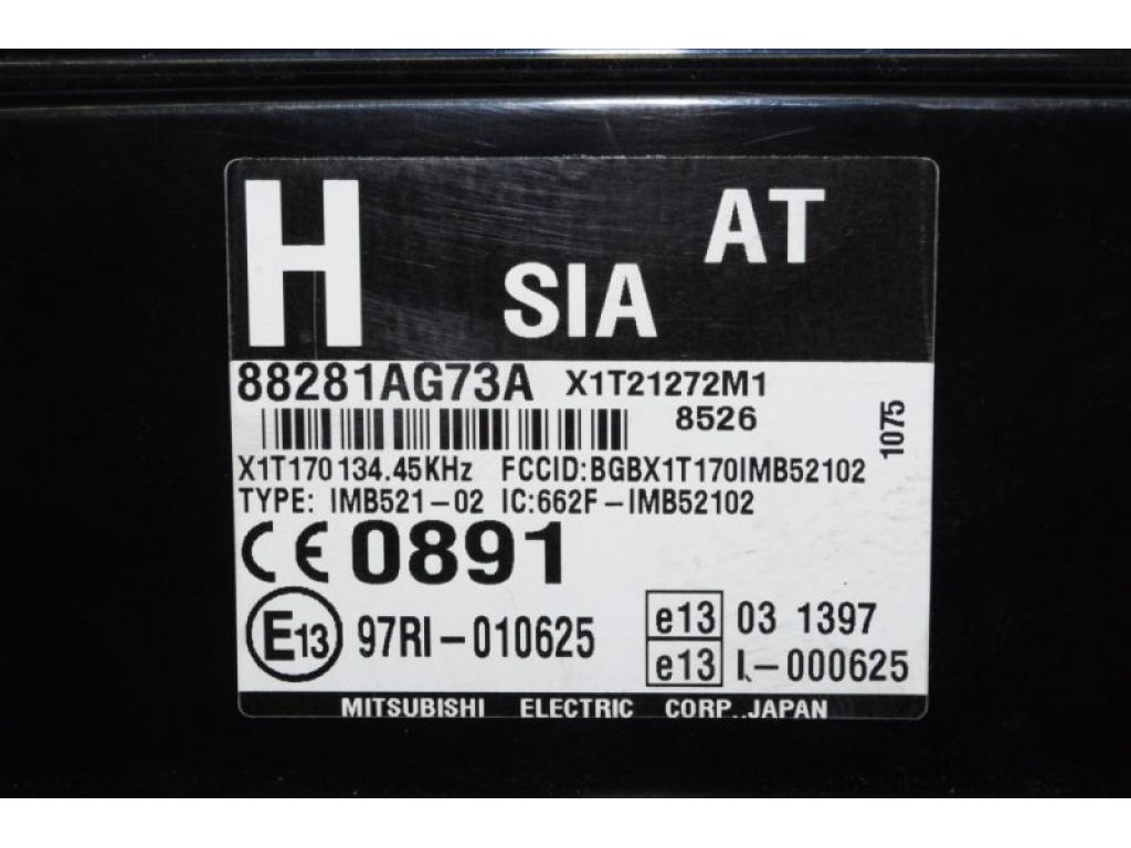 88281AG73A | Блок електронний SUBARU OUTBACK 09-14 BR - Фото 3