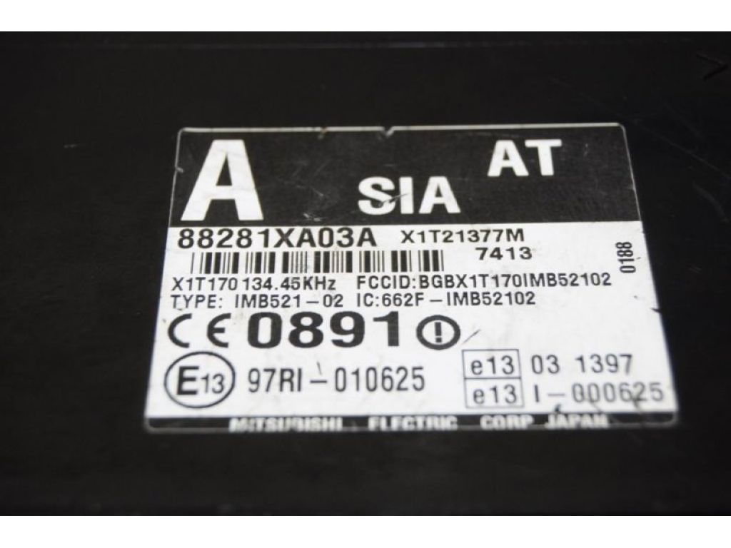 88281XA03A | Блок іммобілайзера SUBARU TRIBECA B10 07-13