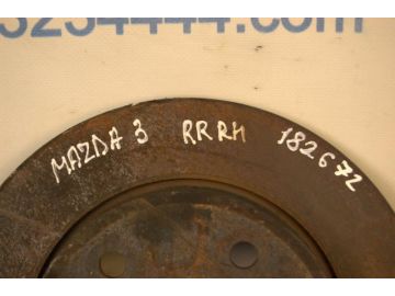 Гальмівний диск задній MAZDA 3 BK 03-08