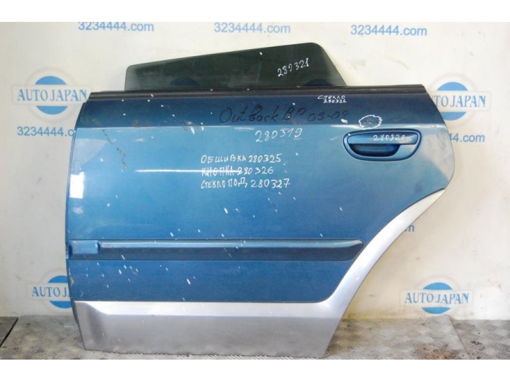 60409AG0719P | Двері задн. лів. SUBARU OUTBACK 03-09 BP