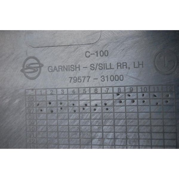 Накладка порогу зовнішня задня ліва SSANGYONG ACTYON 06-11 7957731000 — 4