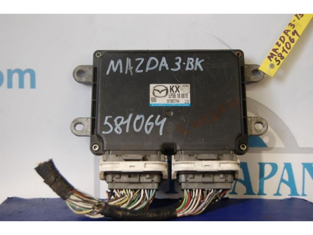 LFS6-18-881E | Блок керування двигуном MAZDA 3 BK 03-08 - Фото 3