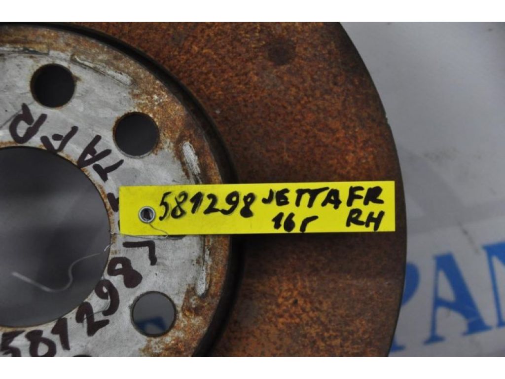 5C0 615 301 A | Гальмівний диск передній VOLKSWAGEN JETTA USA 10-17 - Фото 3