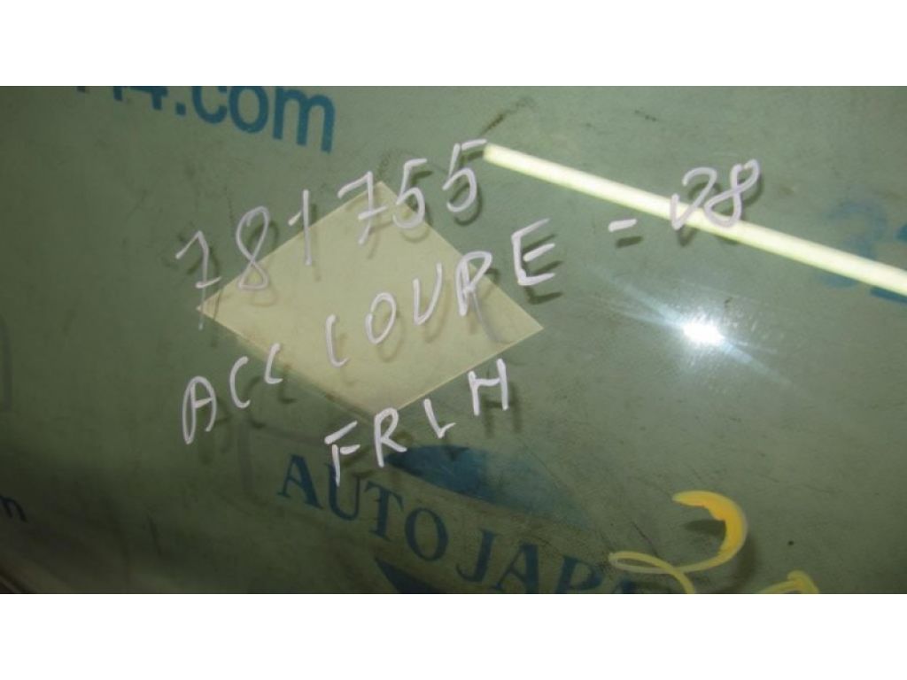 73350-SDN-A00 | Скло дверей передн. лів. HONDA ACCORD COUPE 03-07 - Фото 2