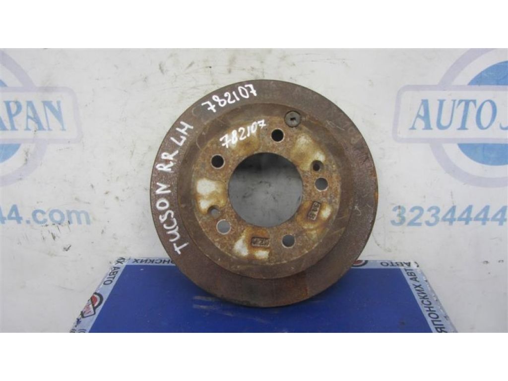 58411-39600 | Гальмівний диск задній лів. HYUNDAI TUCSON 04-10