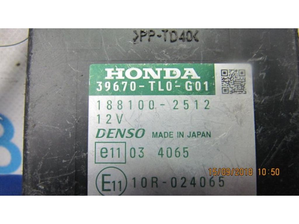 39670-TL0-G01 | Блок керування парктроніком HONDA ACCORD CU8 / TSX 08-14