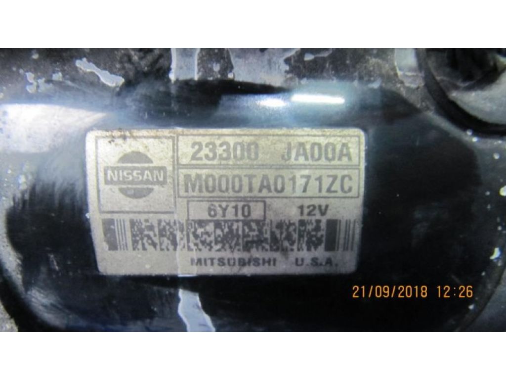 23300-JA00A | стартер NISSAN ALTIMA L32 07-12 - Фото 4