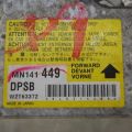 MN141449 | Блок керування AIRBAG MITSUBISHI OUTLANDER 03-07 - Прев'ю 5