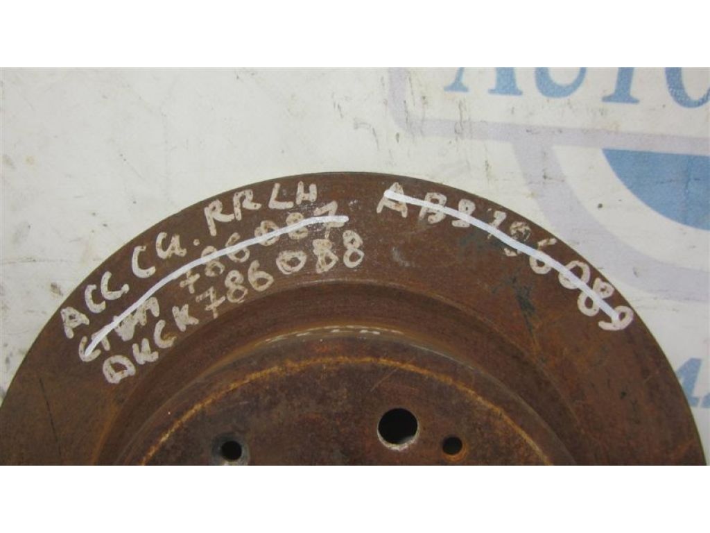 Гальмівний диск задній HONDA ACCORD CU8 08-13 - Фото 2