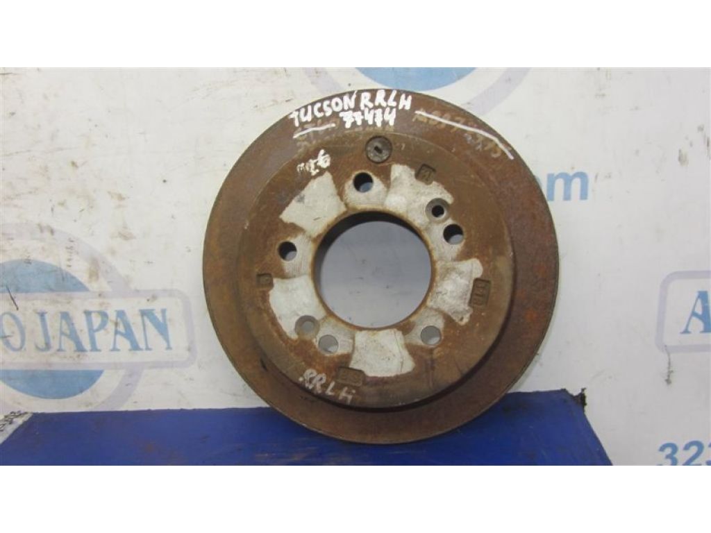 58411-39600 | Гальмівний диск задній лів. HYUNDAI TUCSON 04-10
