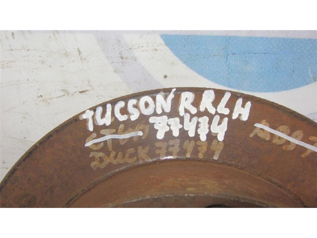 58411-39600 | Гальмівний диск задній лів. HYUNDAI TUCSON 04-10 - Фото 2