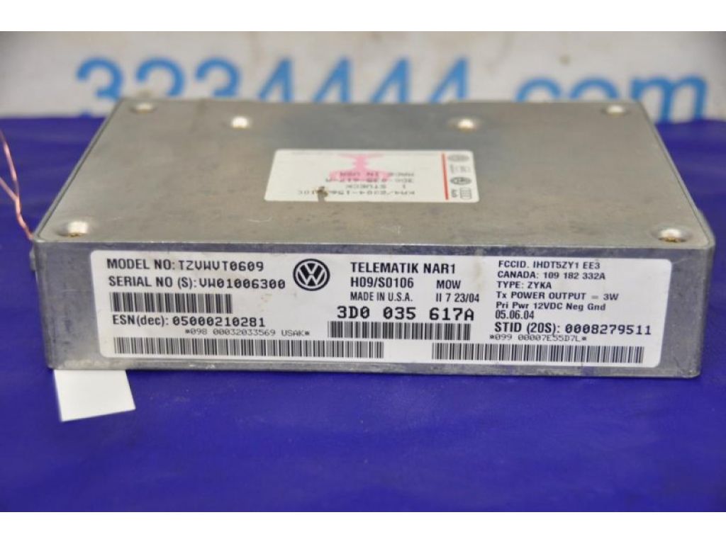 3D0 035 617 A | Блок электронный VOLKSWAGEN PHAETON 02-10