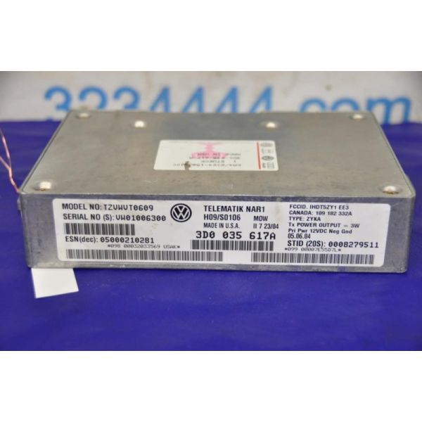 Блок електронний VOLKSWAGEN PHAETON 02-10 3D0 035 617 A