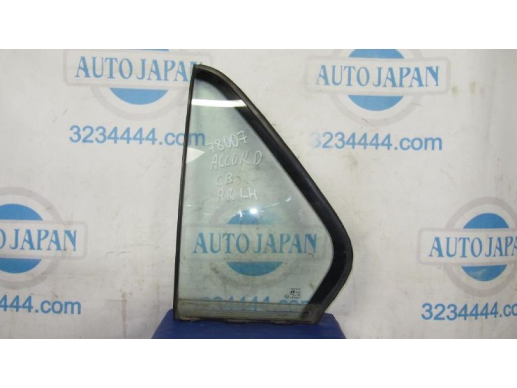 73460-SM4-003 | Скло дверей глухе задн. лів. HONDA ACCORD CB 89-93