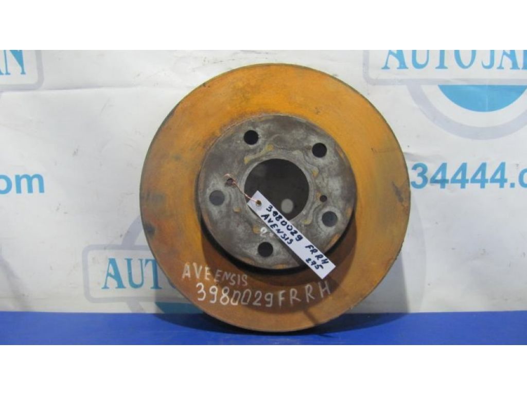 43512-20711 | Тормозной диск передний TOYOTA AVENSIS 03-08