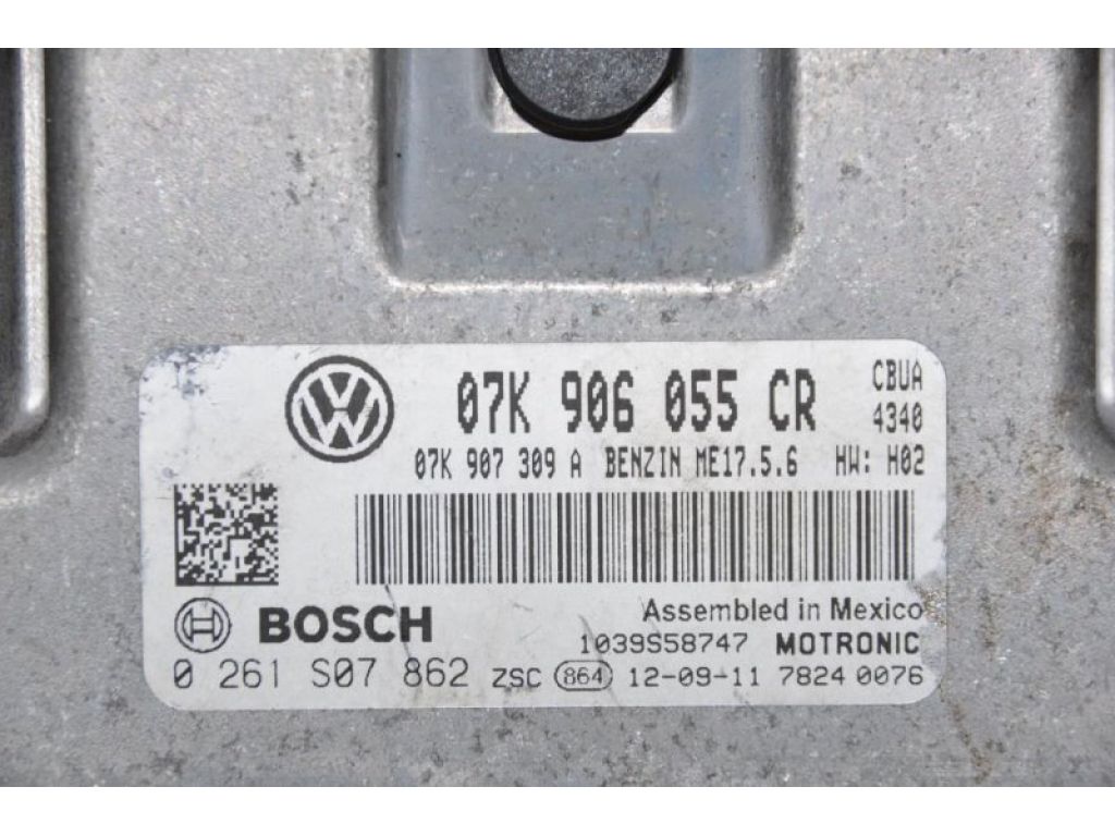 07K 906 055 CR | Блок керування двигуном VOLKSWAGEN PASSAT B7 11-15 - Фото 3
