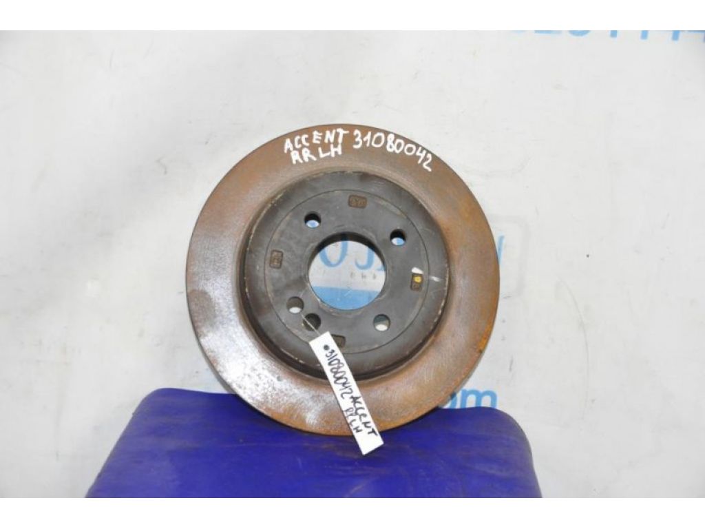 58411-0U300 | Тормозной диск задний HYUNDAI ACCENT RB 10-