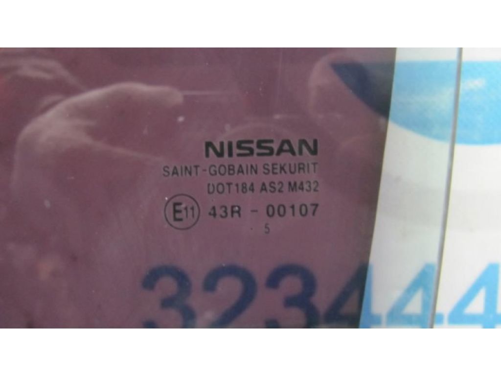 82301-5HA0A | Скло дверей задн. лів. NISSAN X-TRAIL/ROGUE T32 13-20 - Фото 3