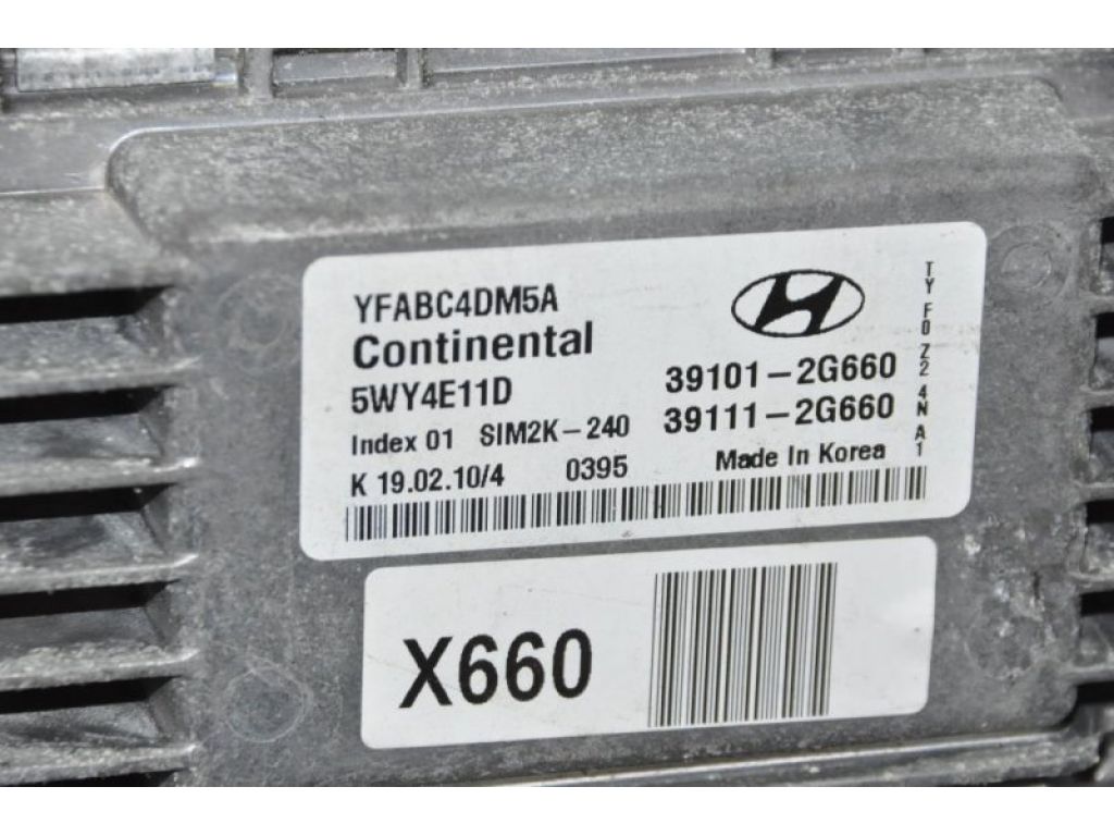 39111-2G660 | Блок керування двигуном HYUNDAI SONATA YF 10-14 - Фото 3