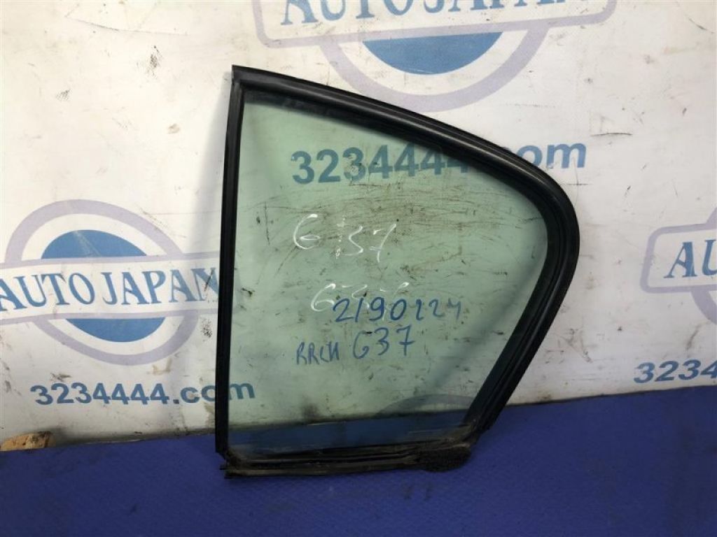 82263-JK000 | Скло дверей глухе задн. лів. INFINITI G25/G35/G37/Q40 06-14