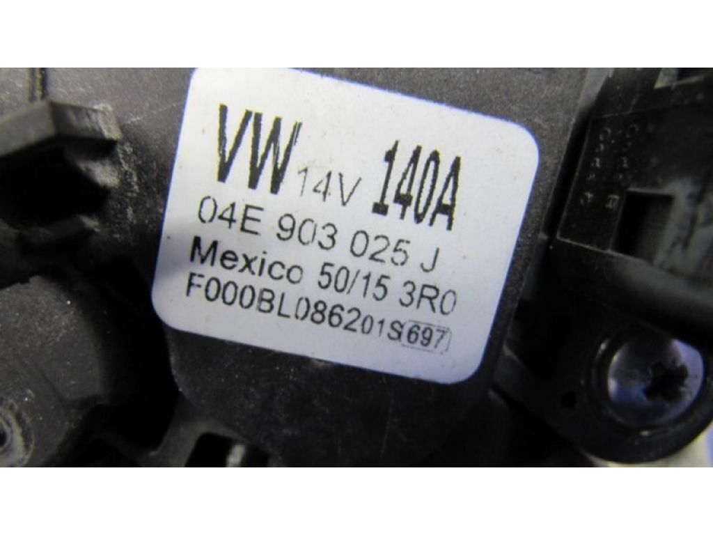 04E 903 025 J | Генератор VOLKSWAGEN JETTA USA 10-17 - Фото 2