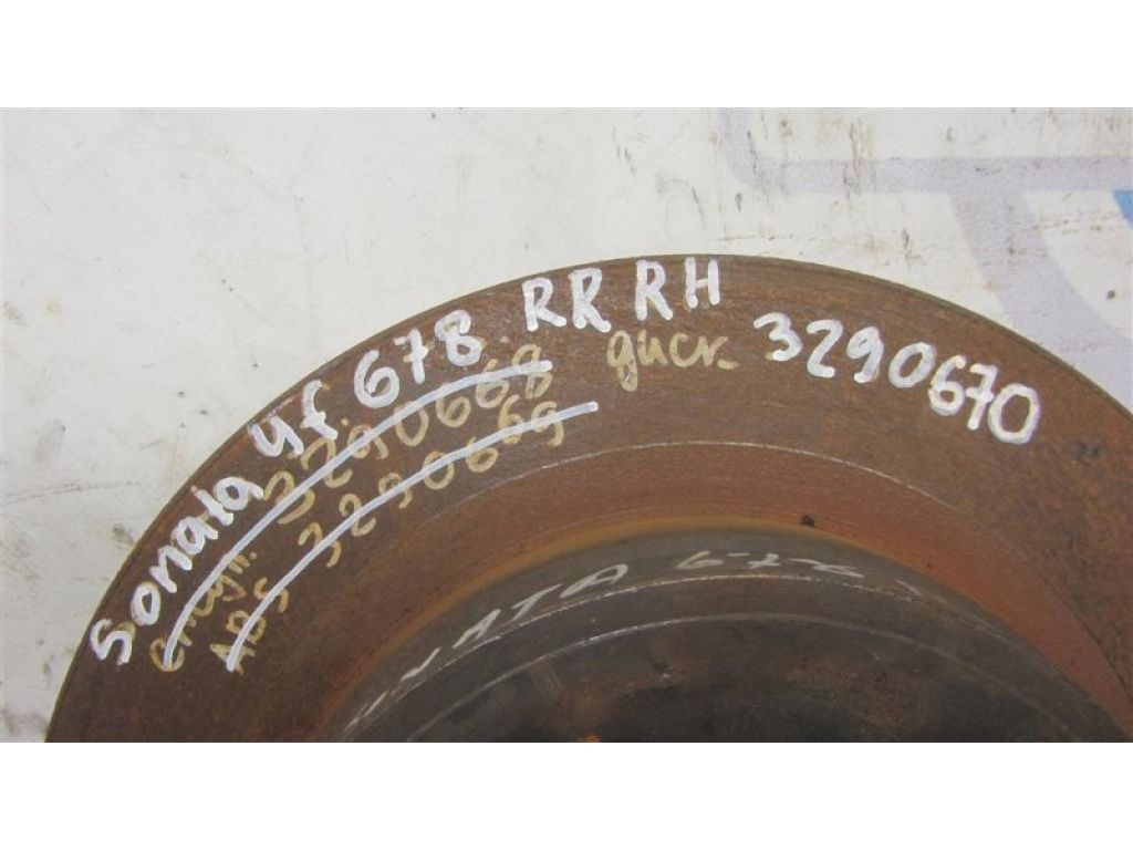 58411-3Q000 | Гальмівний диск задній HYUNDAI SONATA YF 10-14 - Фото 2