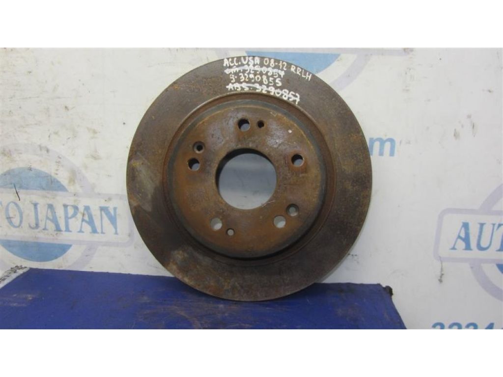 42510-TA0-A02 | Гальмівний диск задній HONDA ACCORD USA 07-12