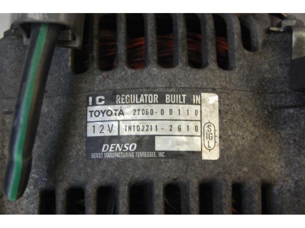 27060-0D110 | Генератор TOYOTA MATRIX 02-08 - Фото 3
