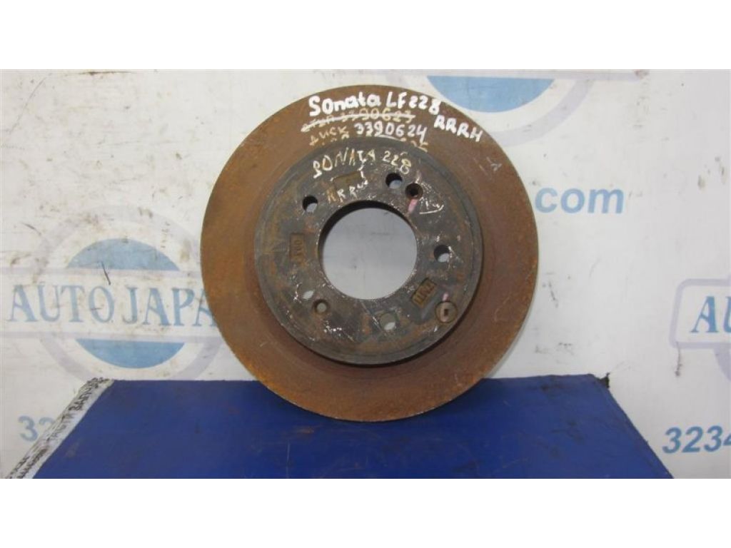 58411-3Q000 | Гальмівний диск задній HYUNDAI SONATA LF 2014-
