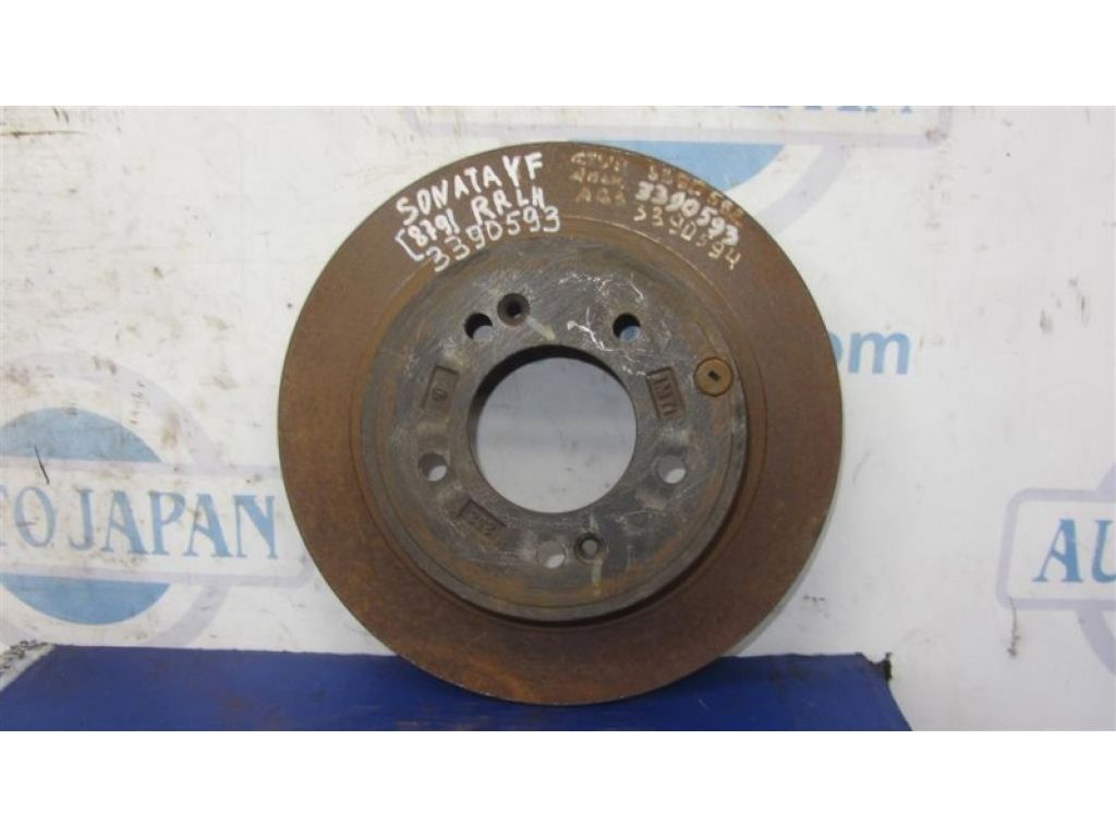 58411-3Q000 | Гальмівний диск задній HYUNDAI SONATA YF 10-14