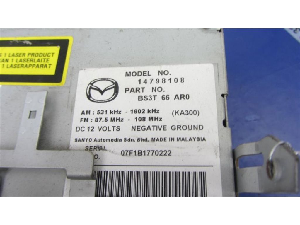 BS3T-66-AR0 | Магнитола MAZDA 3 BK 03-08 - Фото 4