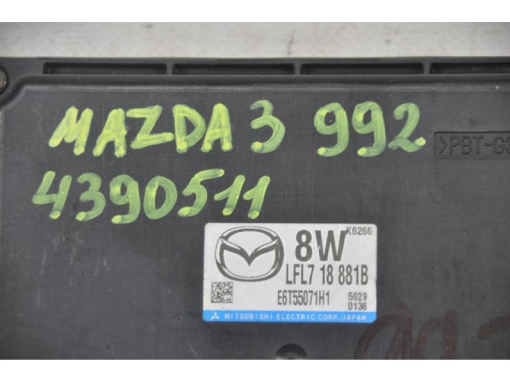 LFL7-18-881B | Блок керування двигуном MAZDA 3 BK 03-08 - Фото 2